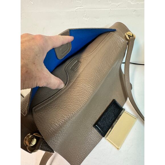 Furla Minerva Handbag Crossbody Convertible - taupe with dust bag - Picture 5 of 11